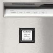 Einfache und romantische Herzen Save the Date Hoch Magnet (In Situ (Geschirrspüler))