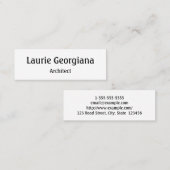 Einfache und saubere Visitenkarte (Vorne/Hinten)