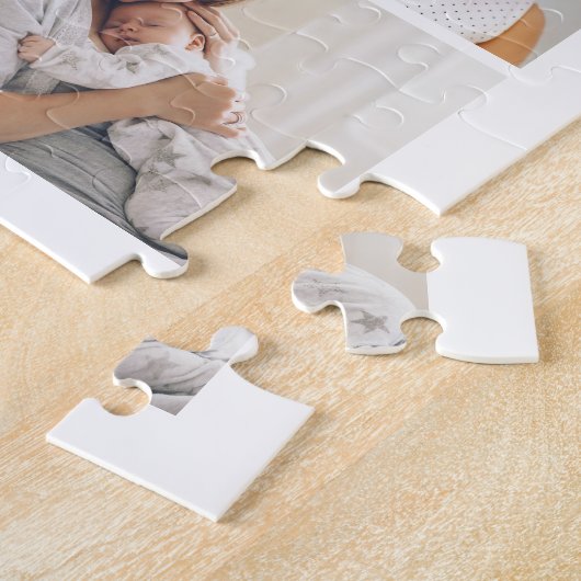 Einfache und schicke FotoCollage | Liebe mit Herz Puzzle (Seite)