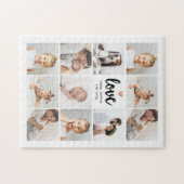 Einfache und schicke FotoCollage | Liebe mit Herz Puzzle (Horizontal)