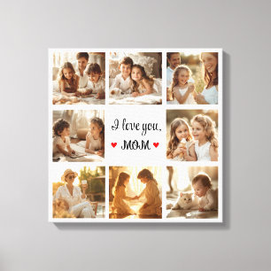 Einfache und schicke Leinwand für Mama-Geschenke