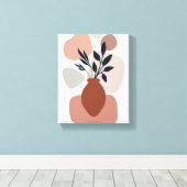 einfache und schöne Vase, Leinwanddruck (Insitu (Holzboden))