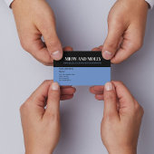 Einfache und stilvolle Firmenanrufe Visitenkarte