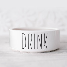 Einfache und süße Personalisierte Dog Water Bowl Napf