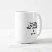 Einfache und süße Vater-Geschenke Kaffeetasse (VorderseiteRechts)