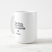 Einfache und süße Vater-Geschenke Kaffeetasse (Vorderseite Links)