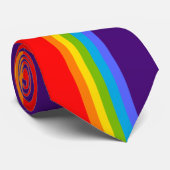 Einfache und symetrische Regenbogenhaut individuel Krawatte (Gerollt)