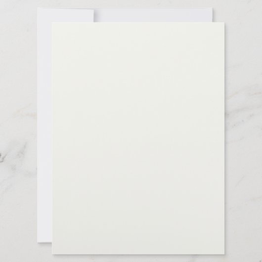 Einfache und trendige Hochzeitsfeier Einladung (Rückseite)