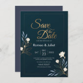 Einfache und wunderbare Einladung zur Hochzeit (Vorne/Hinten)