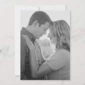 Einfache Unterhaltung 3 Abendessen in Beige und Sc Einladung (Rückseite)