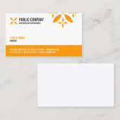 Einfache Unternehmensseite Visitenkarte (Vorne/Hinten)