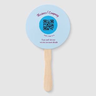 Einfache Unternehmenswebsite Barcode QR Name hinzu Fächer