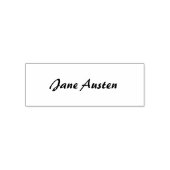 Einfache Unterschrift eines Schlichten Autors Permastempel (Design)