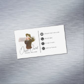 Einfache Unterschrift Magnetische Visitenkarte (Beispiel)