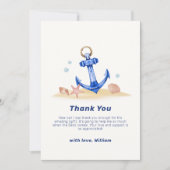 Einfache Untersee-Kinderspülung Dankeskarte (Vorderseite)