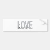 Einfache, urbane, moderne, coole Design Liebe Barc Autoaufkleber (Vorne)