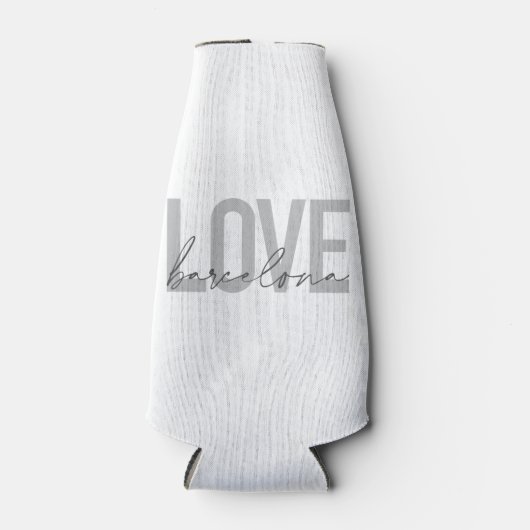 Einfache, urbane, moderne, coole Design Liebe Barc Flaschenkühler (Vorderseite)
