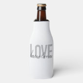 Einfache, urbane, moderne, coole Design Liebe Barc Flaschenkühler (Flaschenvorderseite)