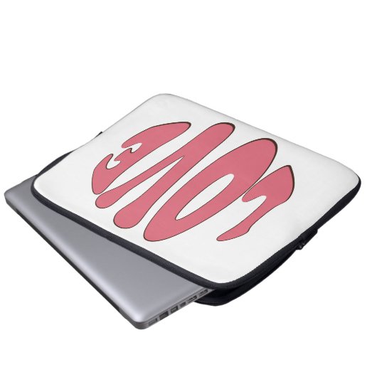 Einfache, urbane, moderne, coole Design-Liebe Laptopschutzhülle (Vorne Knopf)