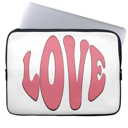 Einfache, urbane, moderne, coole Design-Liebe Laptopschutzhülle (Vorderseite)