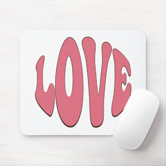 Einfache, urbane, moderne, coole Design-Liebe Mousepad (Mit Mouse)