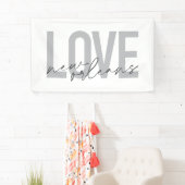 Einfache, urbane, moderne coole Design Liebe New O Banner (Insitu)