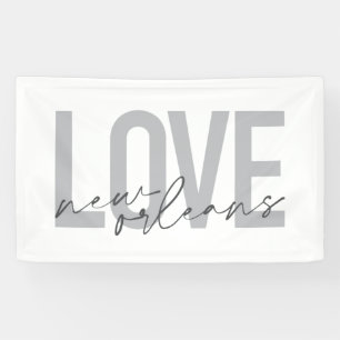 Einfache, urbane, moderne coole Design Liebe New O Banner