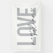 Einfache, urbane, moderne coole Design Liebe New O Banner (Vertikal)
