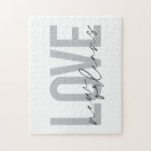 Einfache, urbane, moderne coole Design Liebe New O Puzzle (Vertikal)