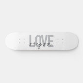 Einfache, urbane, moderne, trendige, Design-Liebe Skateboard (Horizontal)