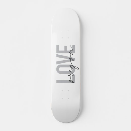 Einfache, urbane, moderne, trendige, Design-Liebe Skateboard (Vorne)