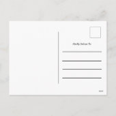 Einfache Valentinstag-Militärsoldaten Feiertagspostkarte (Rückseite)