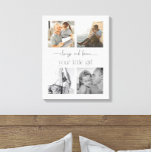 Einfache Vater Tochter 4 Foto Ihr kleines Mädchen Leinwanddruck<br><div class="desc">Diese maßgeschneiderte, bedruckte Leinwand-Typografie-Wandkunst drückt die Liebe einer Tochter für ihren Vater aus, in der modernen handgeschriebenen Schriftzeichen-Typografie, und ist mit 4 quadratischen Instagram-Fotos personalisiert. Dieses Geschenk ist perfekt für Zuhause oder Büro und wird sicher zu einem wertvollen Erbstück. Verwenden Sie das Entwurfstool, um die Farbe des Hintergrunds zu ändern,...</div>