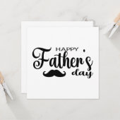 Einfache Vatertagskarte Karte (Vorderseite/Rückseite Beispiel)