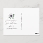 Einfache Vegetation Wir haben neue Zuhause verscho Postkarte (Rückseite)