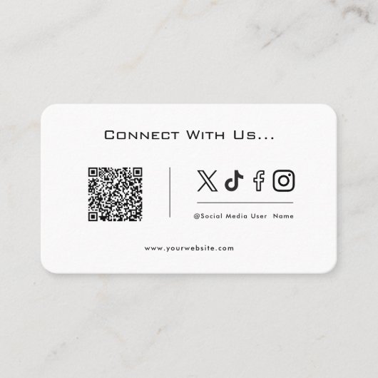 Einfache Verbindung mit dem QR-Logo der Social Med Visitenkarte (Vorderseite)