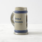 Einfache Vergnügen Bierglas (Vorderseite Links)