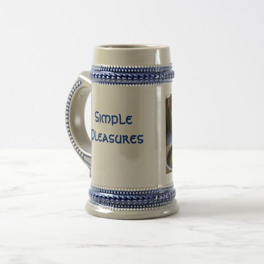 Einfache Vergnügen Bierglas (Vorderseite Links)