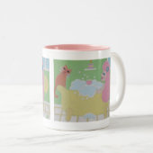 Einfache Vergnügen der Leben-Tasse Zweifarbige Tasse (VorderseiteRechts)