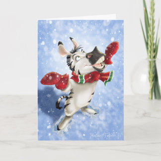 Einfache Vergnügens-Gruß-Karte Feiertagskarte