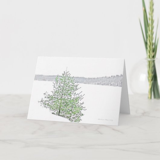 Einfache Vergnügungen: Feiertagskarte (Vorderseite)