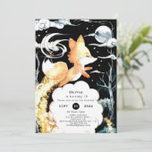 Einfache verzauberte Fox zum Geburtstag Einladung (Stehend Vorderseite)