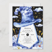 Einfache Verzauberung zum Geburtstag Einladung (Vorderseite)