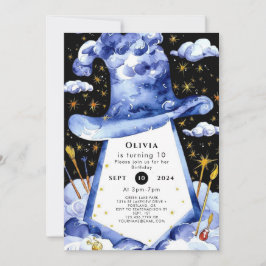 Einfache Verzauberung zum Geburtstag Einladung