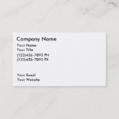 Einfache VideoVisitenkarten Visitenkarte (Rückseite)