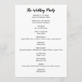 Einfache Vielseitigkeit Moderne Lässig Schwarz & W Programm (Rückseite)