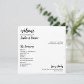 Einfache Vielseitigkeit Moderne Lässig Schwarz & W Programm (Stehend Vorderseite)