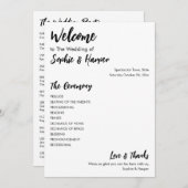 Einfache Vielseitigkeit Moderne Lässig Schwarz & W Programm (Vorne/Hinten)