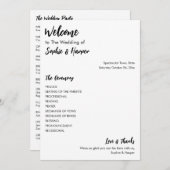 Einfache Vielseitigkeit Moderne Lässig Schwarz & W Programm (Vorne/Hinten)