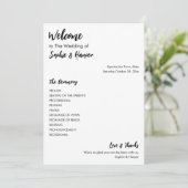 Einfache Vielseitigkeit Moderne Lässig Schwarz & W Programm (Stehend Vorderseite)